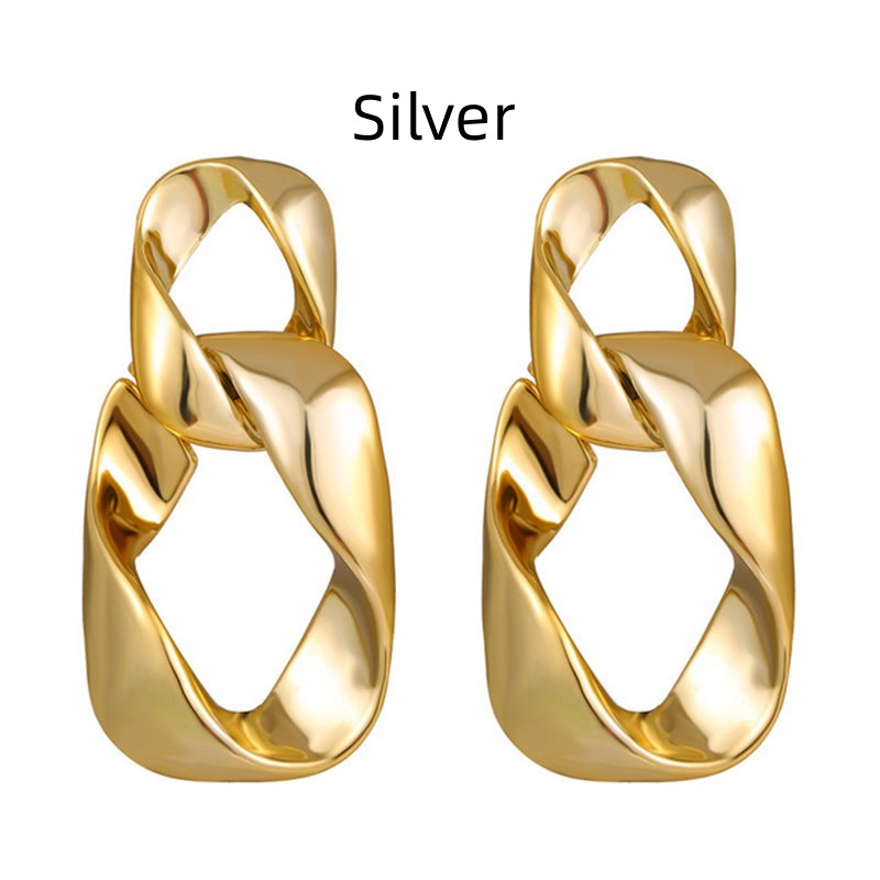 Euro-American Retro Minimalist Instagram-style Earrings