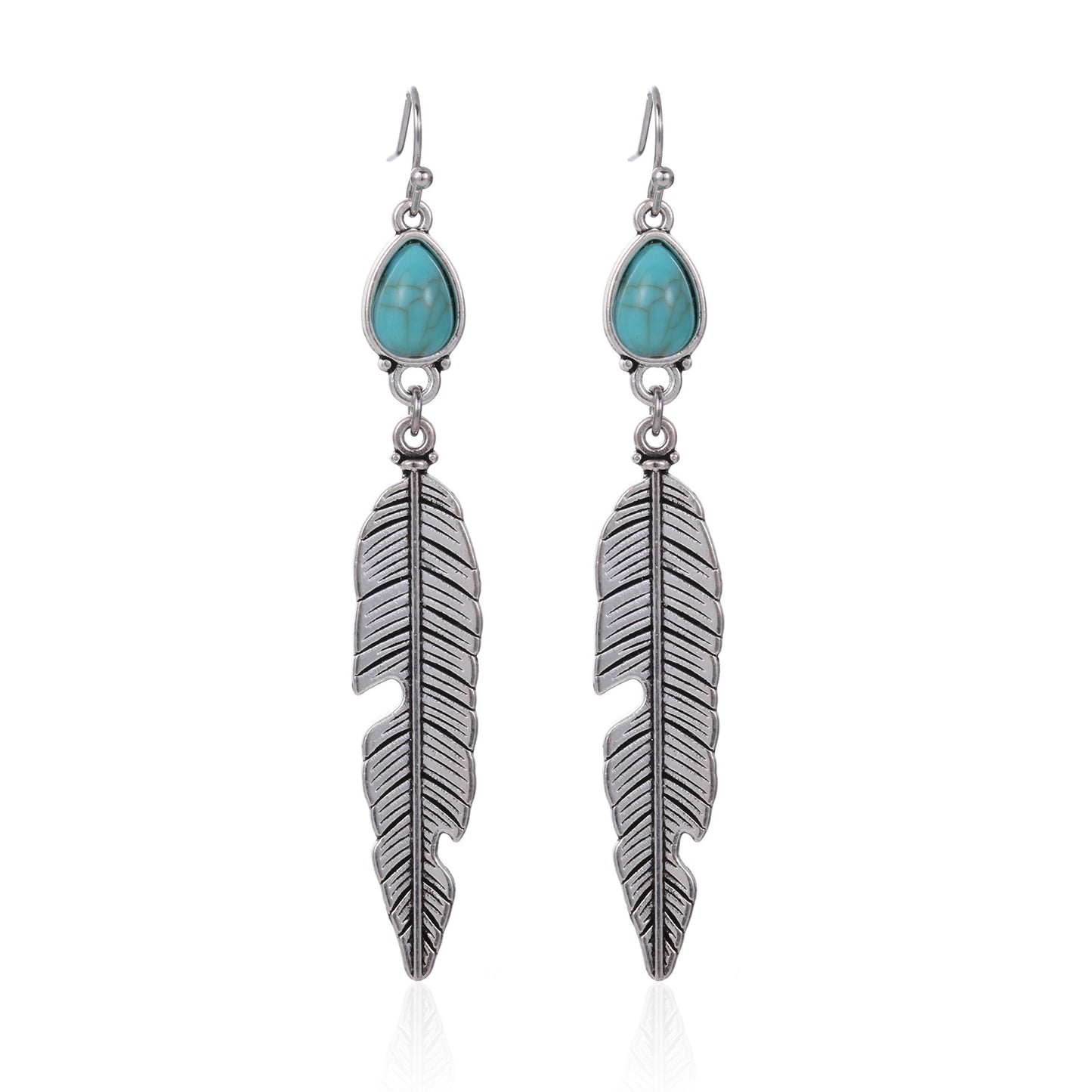 Bohemian National Style Earrings Turquoise