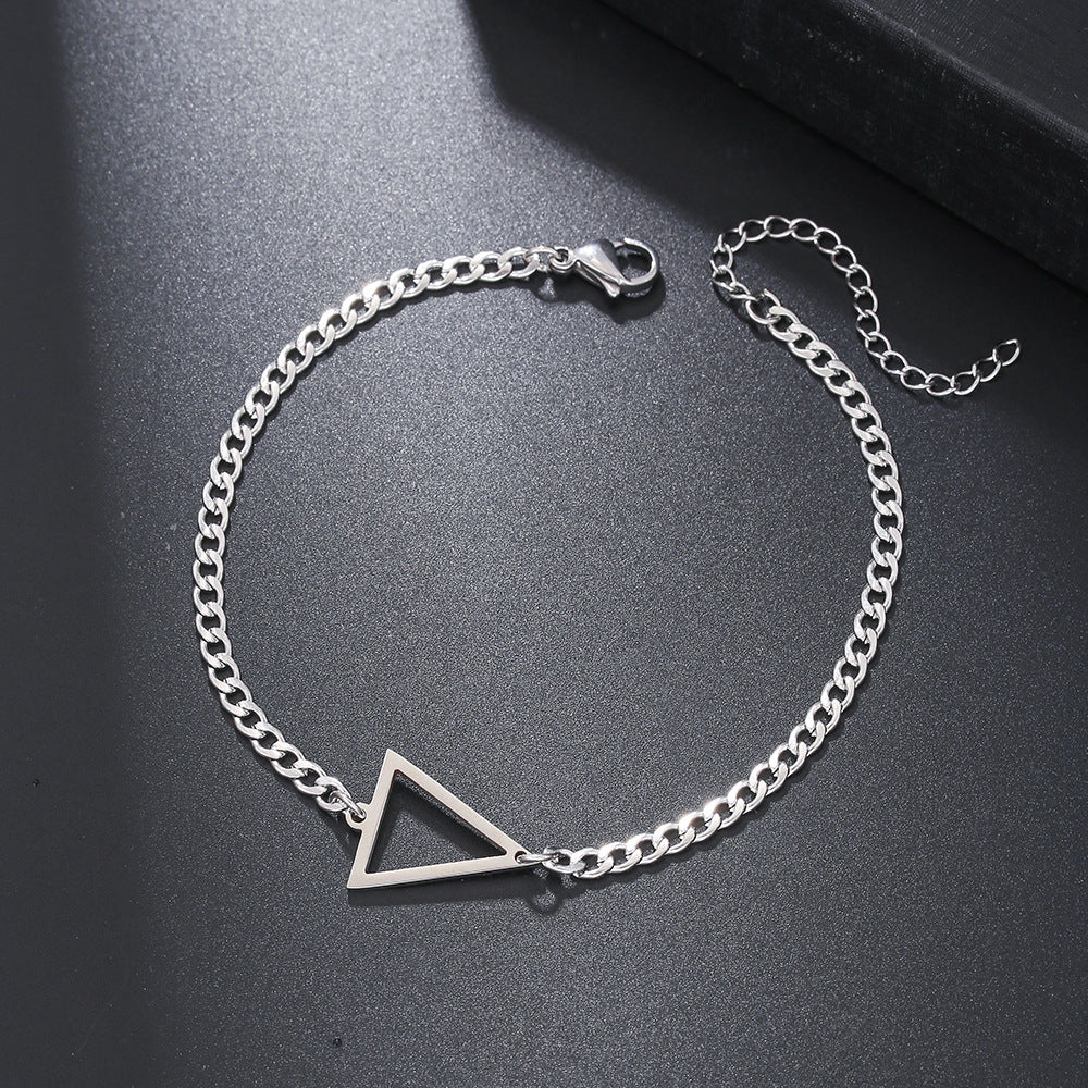 Fashionable Stainless Steel Cross Bracelet For Men