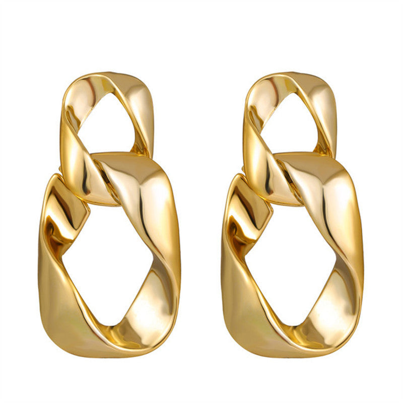 Euro-American Retro Minimalist Instagram-style Earrings