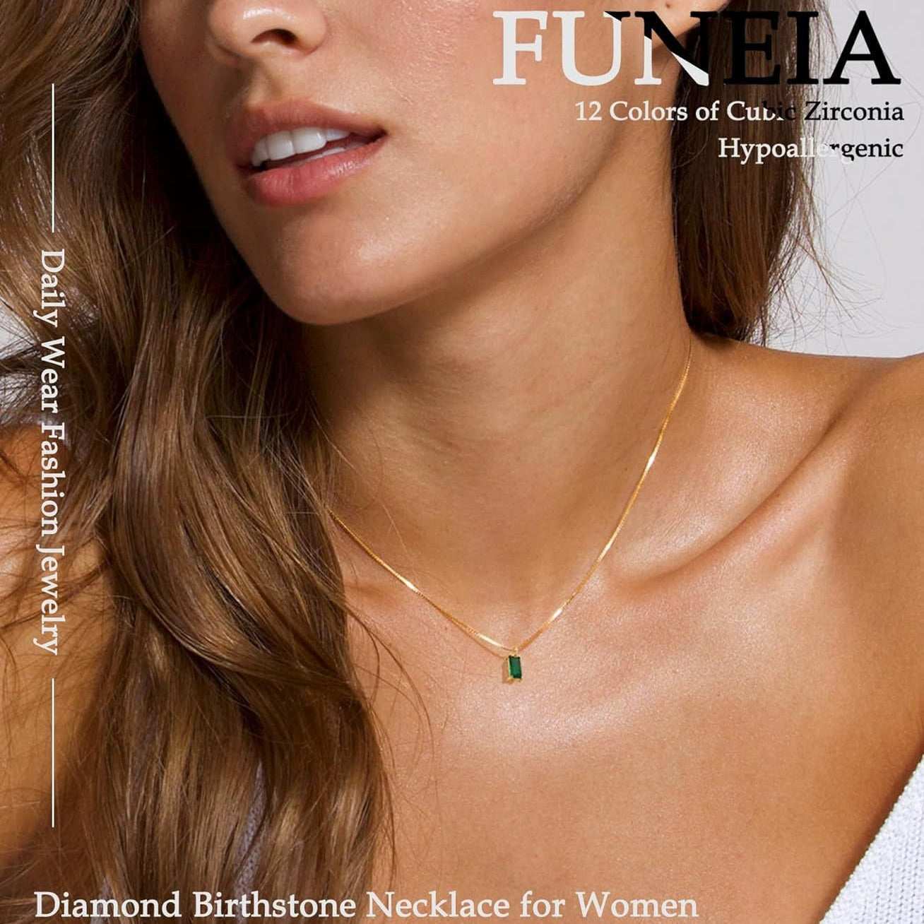 Pendant Women's Delicate Zircon Necklace Jewelry