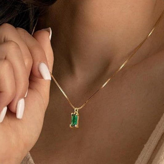 Pendant Women's Delicate Zircon Necklace Jewelry