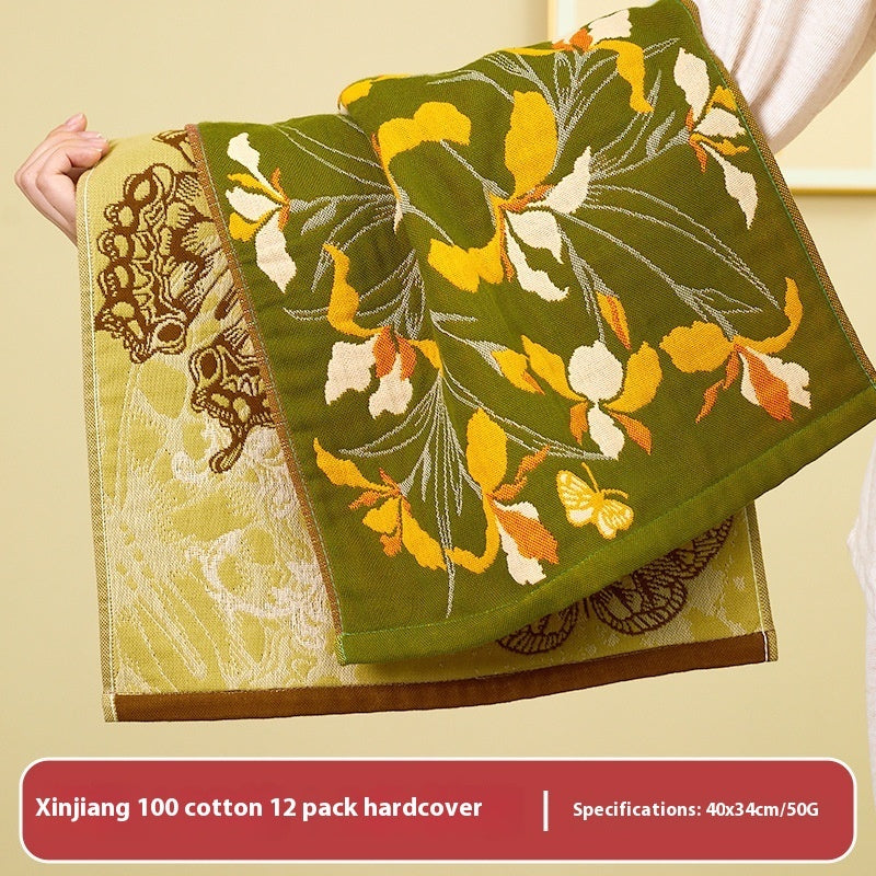 Home Printed Cotton Soft Hanging Hand Towel