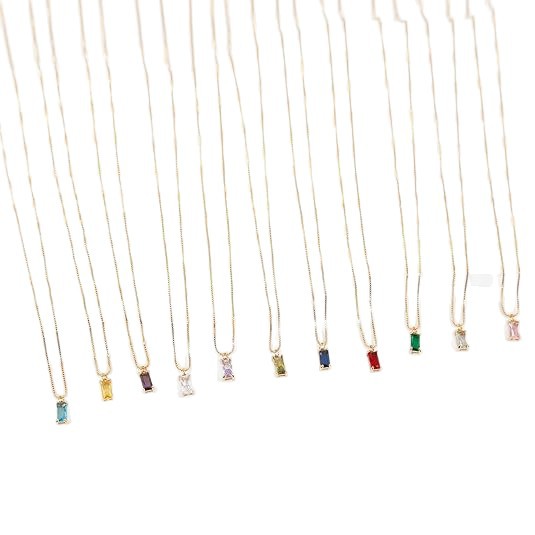 Pendant Women's Delicate Zircon Necklace Jewelry