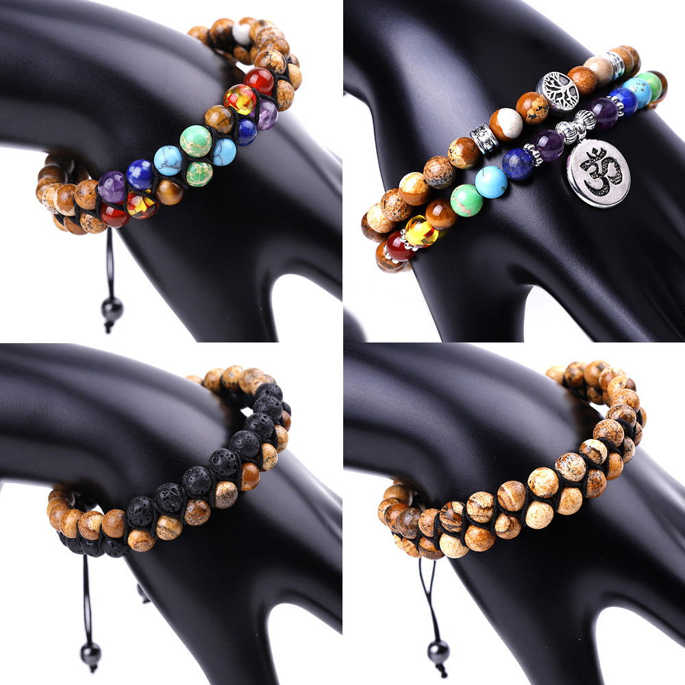Colorful Braided Hand Chain Yoga Jewelry