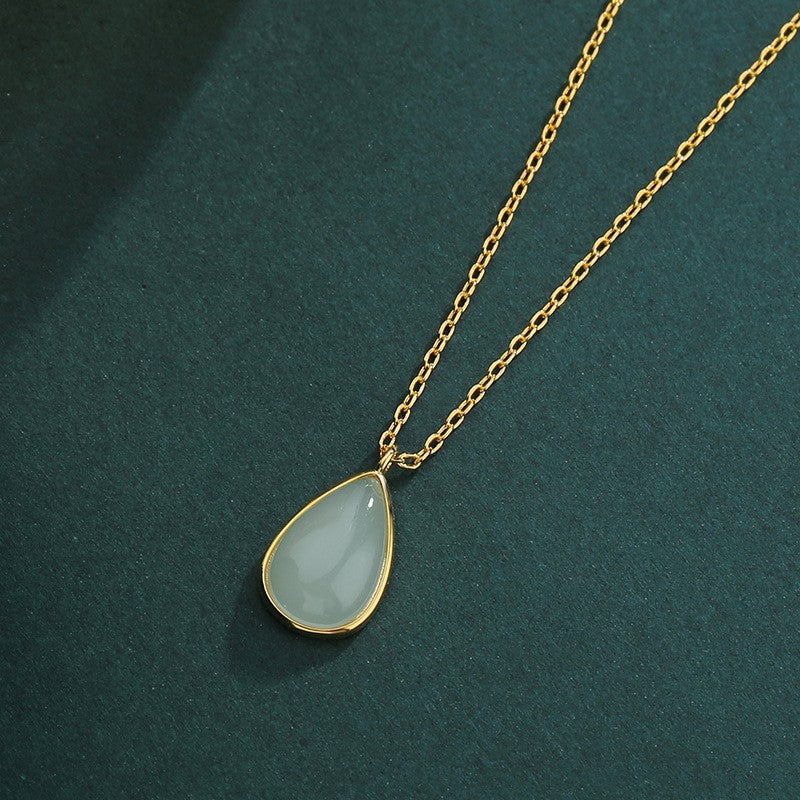 Dainty Water-drop Clavicle Necklace For Women